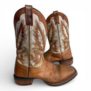 Laredo Breakout Distressed Leather Western Cowboy Boots Men’s Size 7.5